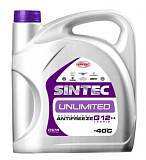 Антифриз «SINTEC» UNLIMITED G12 ++ (-40С) фиолетовый (5 кг)